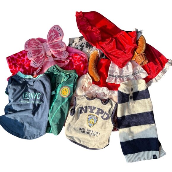 DOG CLOTHING+ BUNDLE QTY:11 - Picture 1 of 3